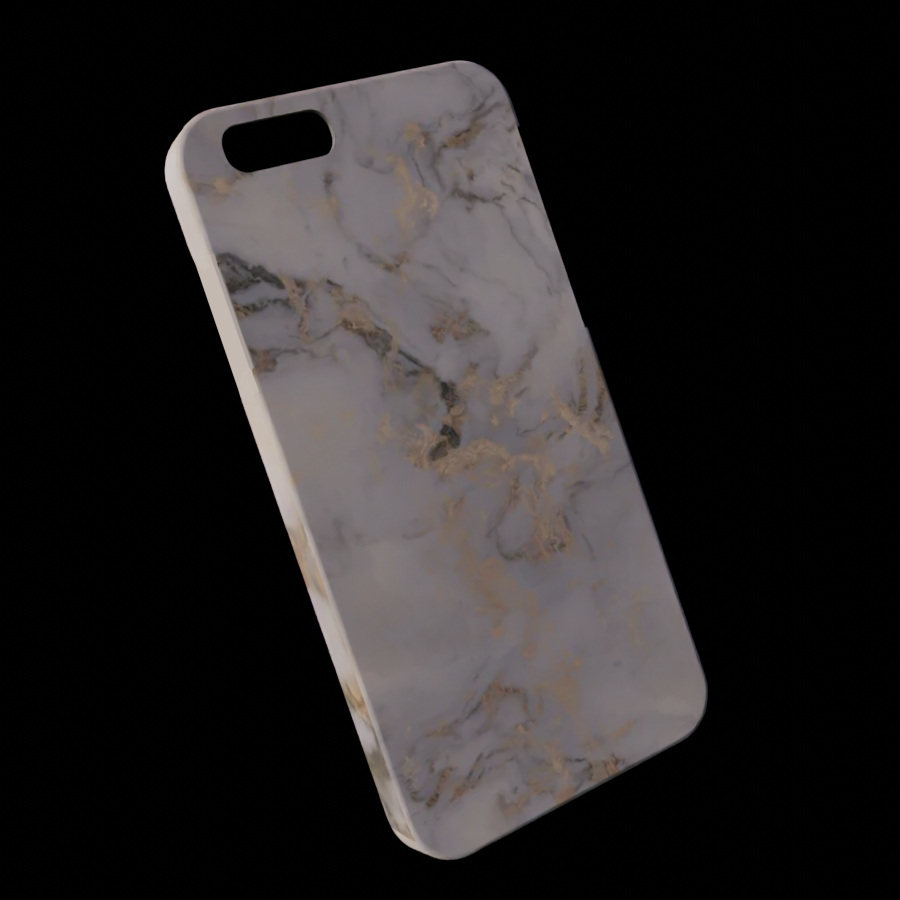 Caseit iPhone 8/7/6S/6 &SE 2020 Flexible gel case White Marble
