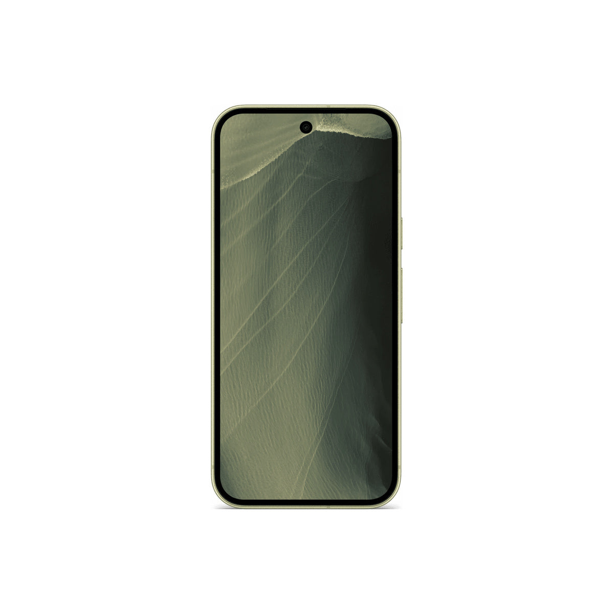 Google Pixel 11 in Pistachio, front view