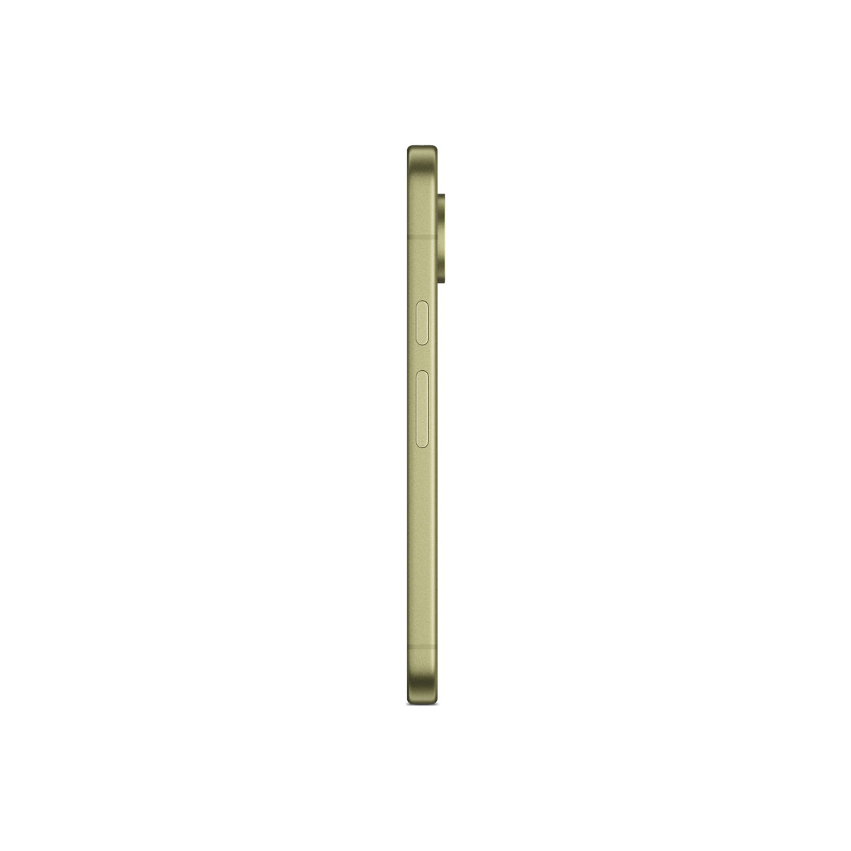 Google Pixel 11 in Pistachio, side view