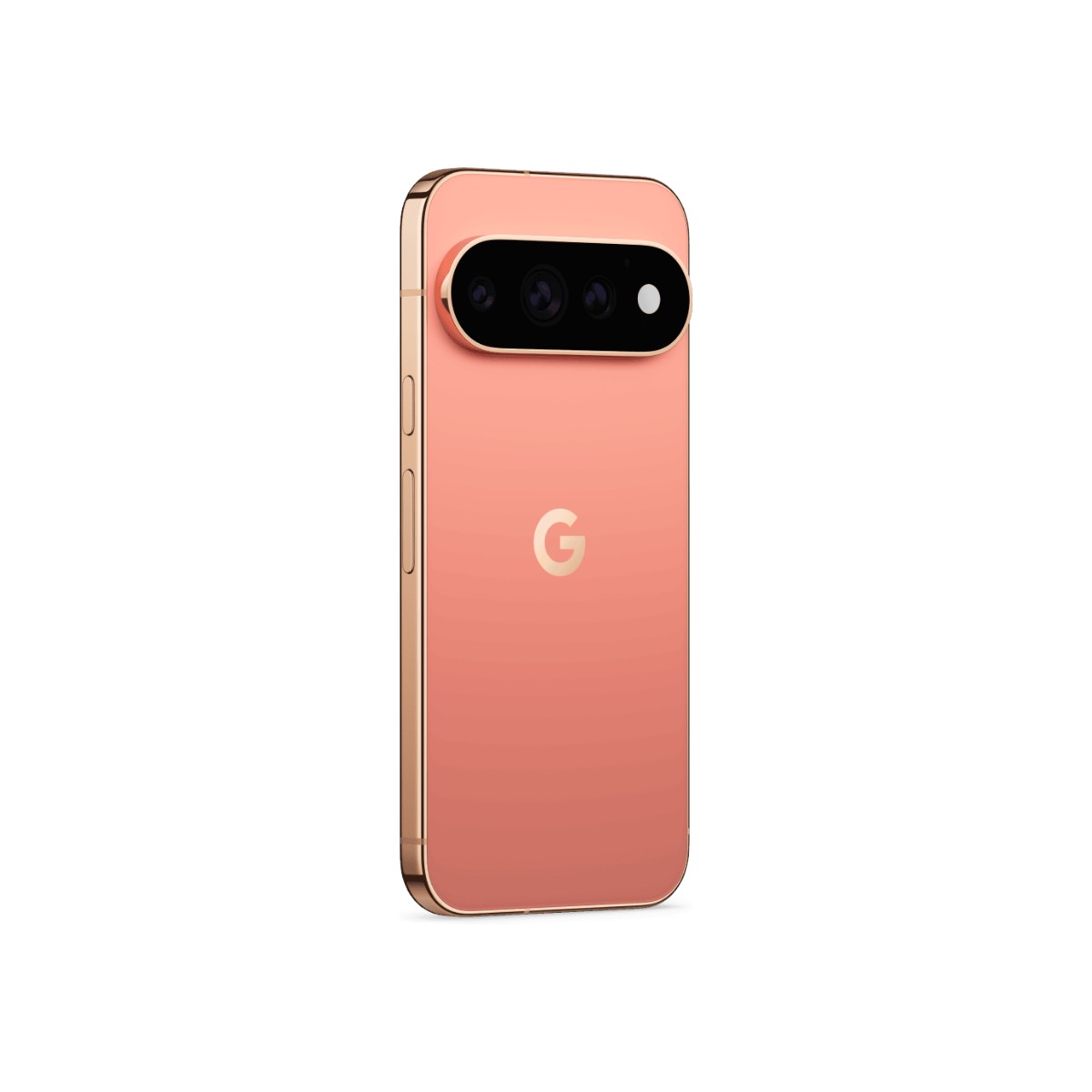 Google Pixel 11 Pro in Canyon, angled rear view