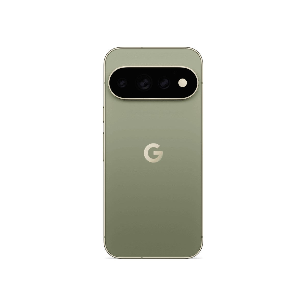 Google Pixel 11 Pro in Olive, rear view