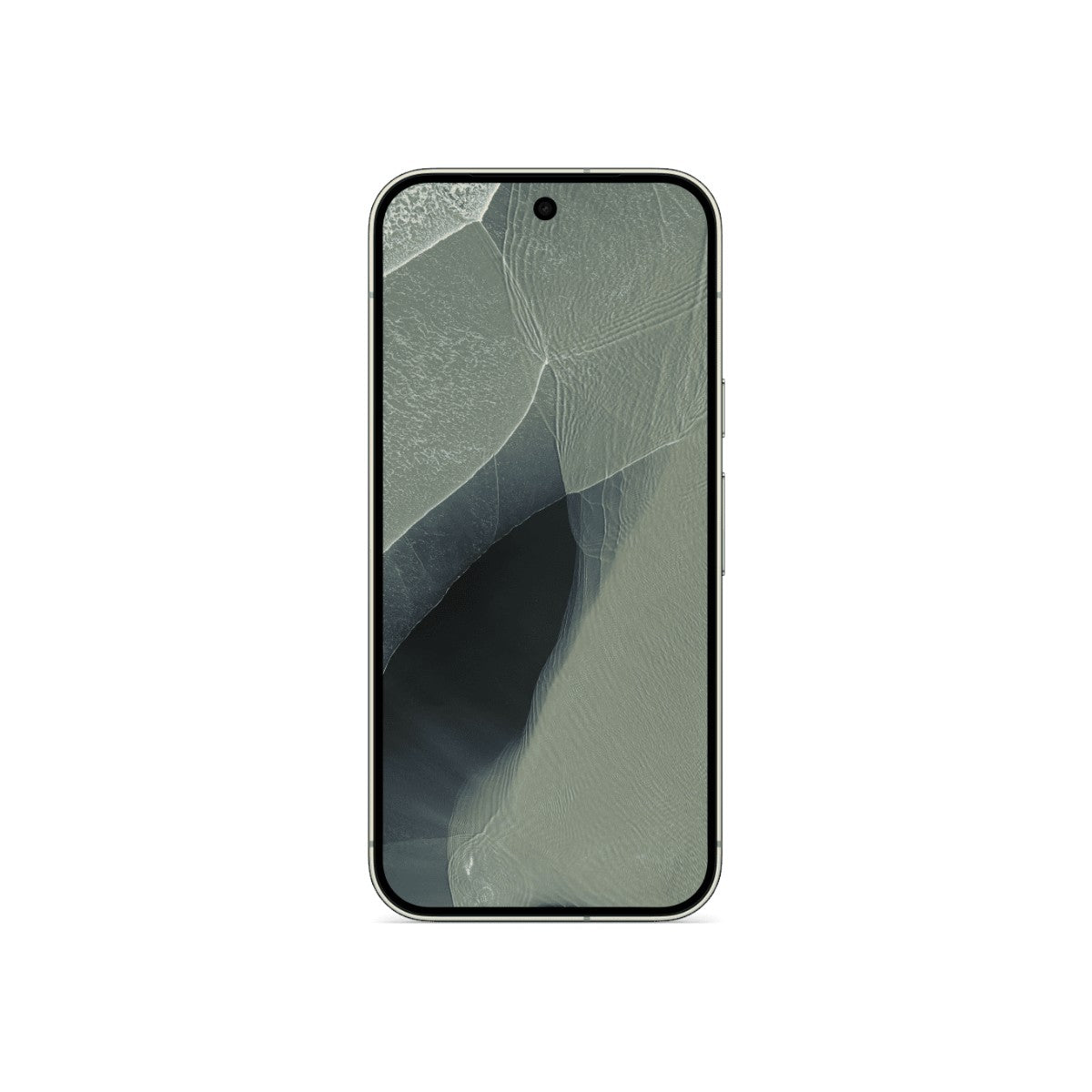 Google Pixel 11 Pro in Olive, front view