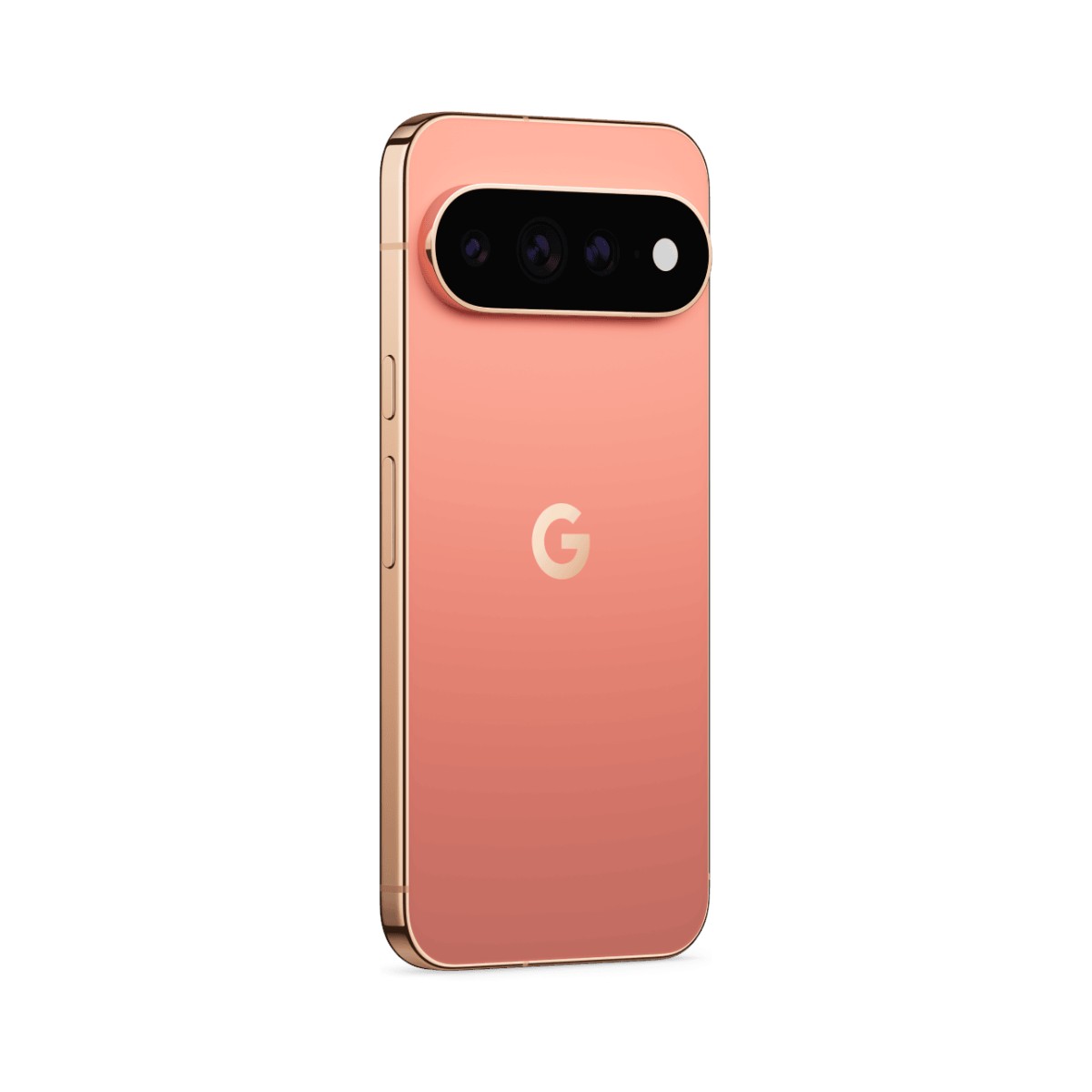 Google Pixel 11 Pro XL in Canyon, angled rear view