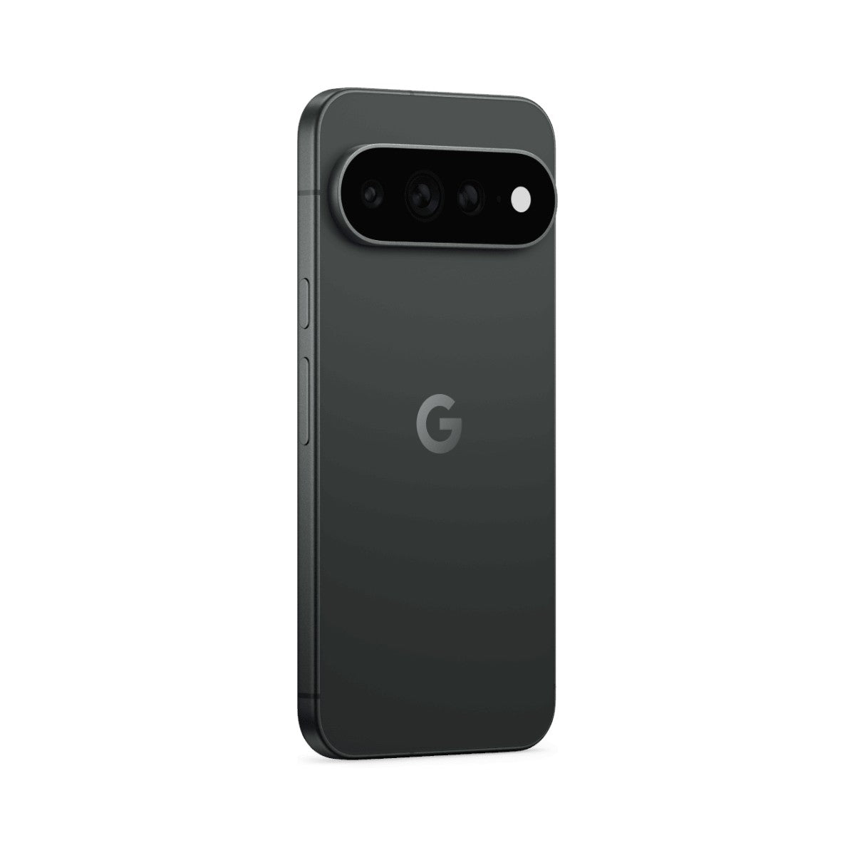 Google Pixel 11 Pro XL in Obsidian, angled rear view