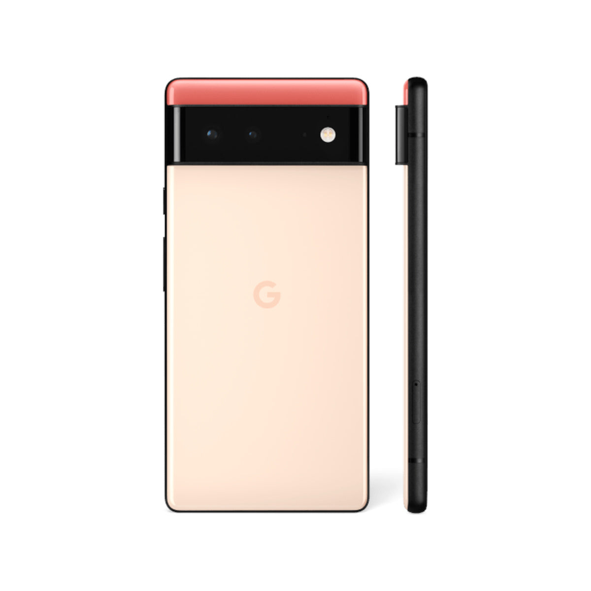 Google Pixel 6 in Kinda Coral, rear view