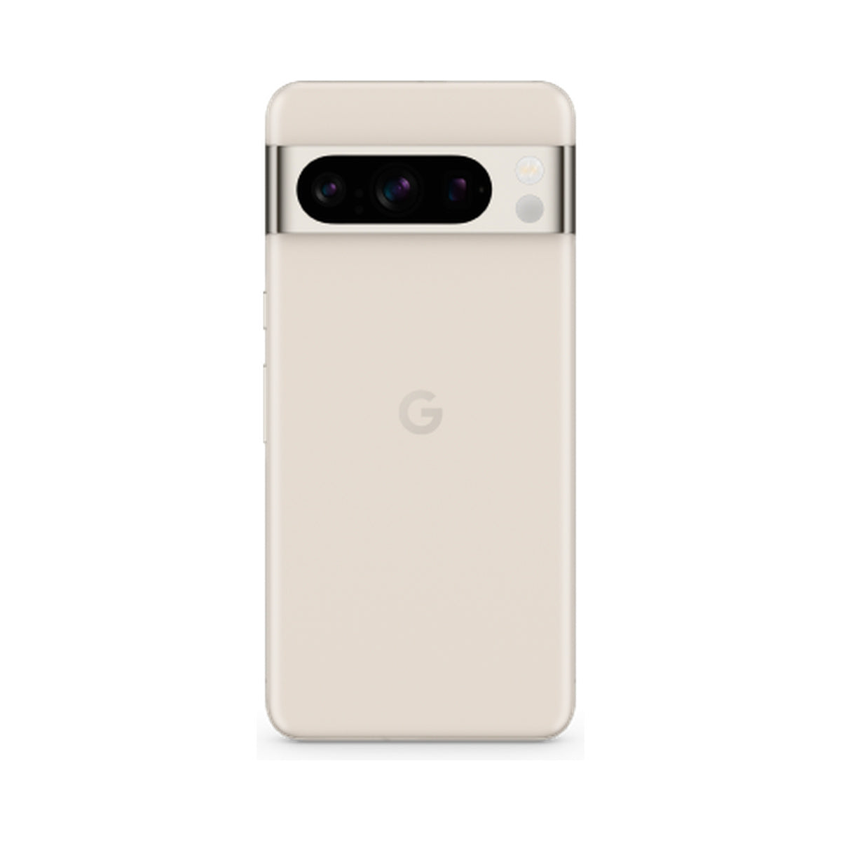Google Pixel 8 Pro in Porcelain, rear view
