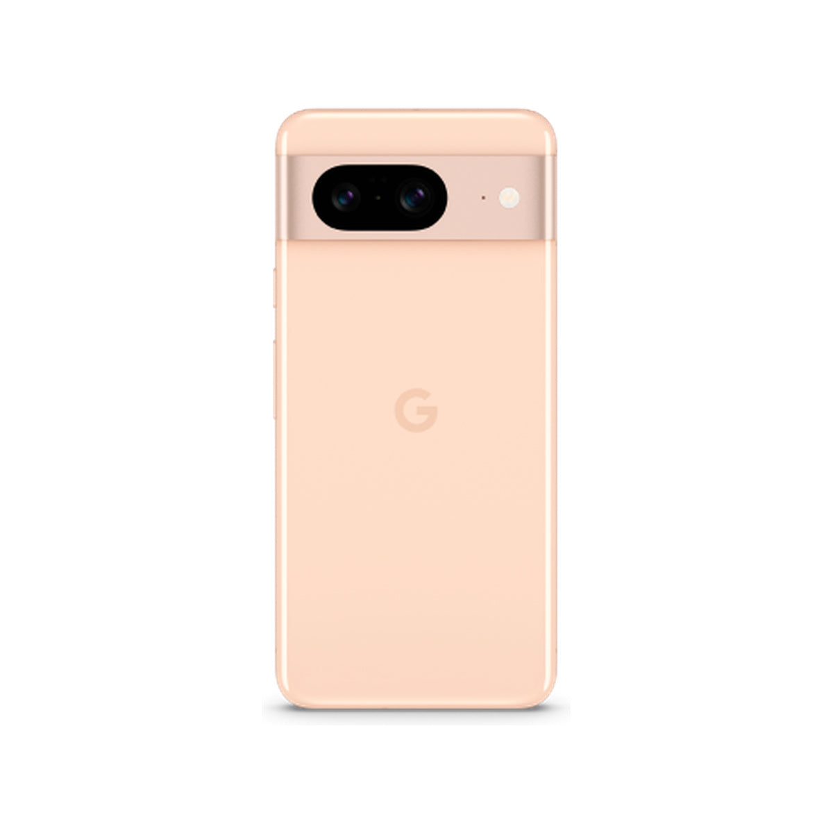 Google Pixel 8 in Rose, rear view