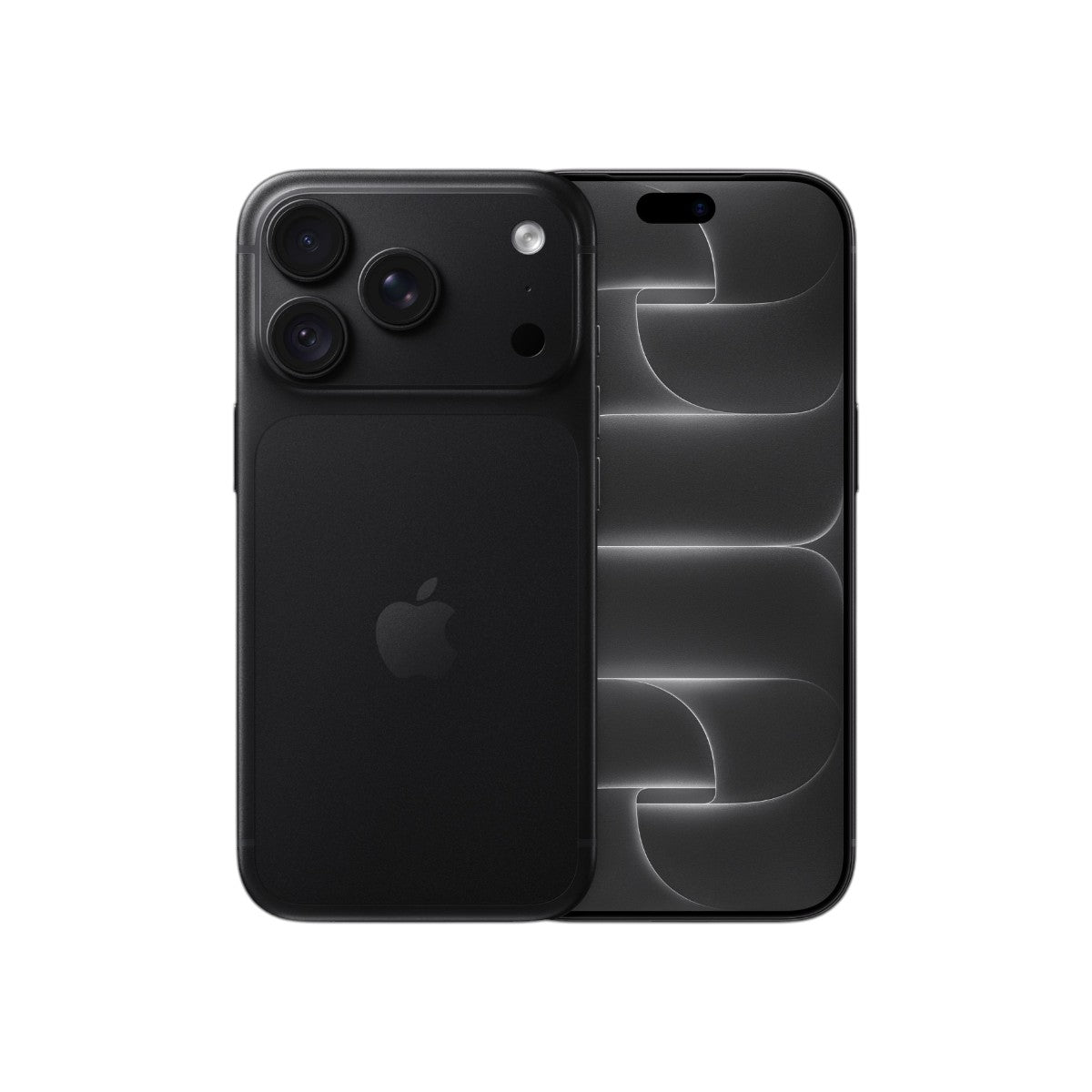iPhone 18 Pro black — front and back