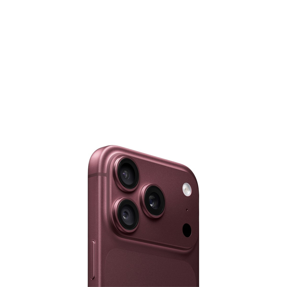 iPhone 18 Pro burgundy — camera detail