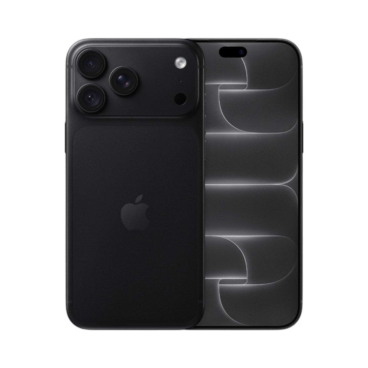 iPhone 18 Pro Max black — front and back