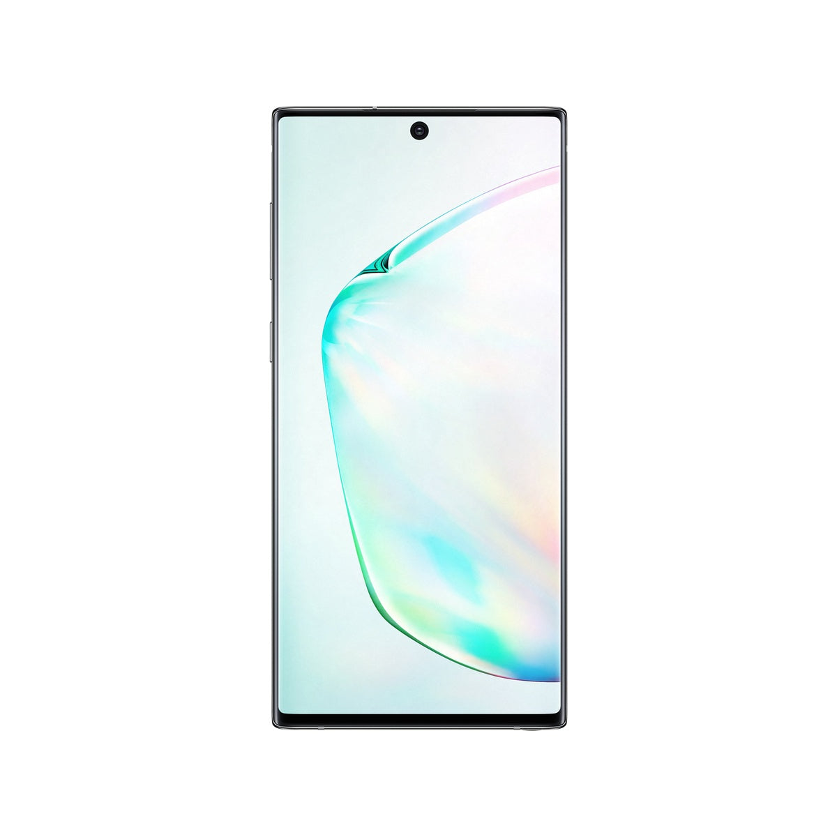 Samsung Galaxy Note10 5G in Aura Glow, front view