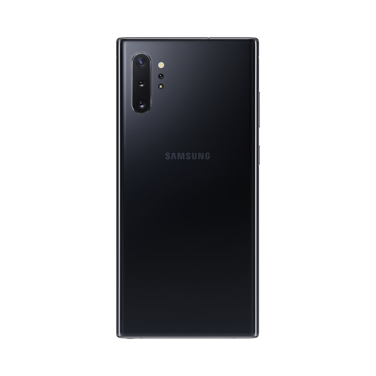 Samsung Galaxy Note10+ 5G in Aura Black, rear view