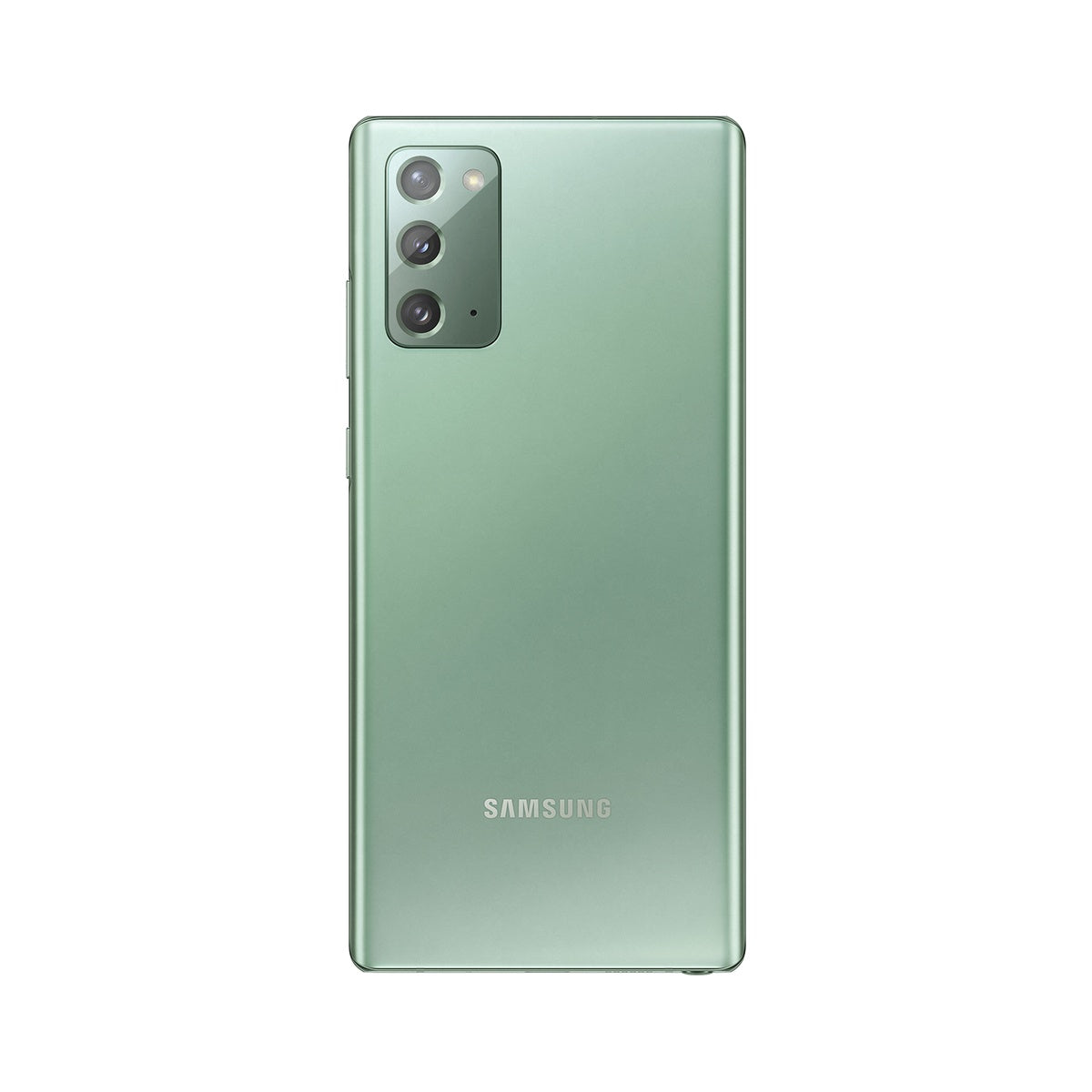 Samsung Galaxy Note20 5G in Mystic Green, rear view