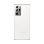 Samsung Galaxy Note20 Ultra in Mystic White, rear view
