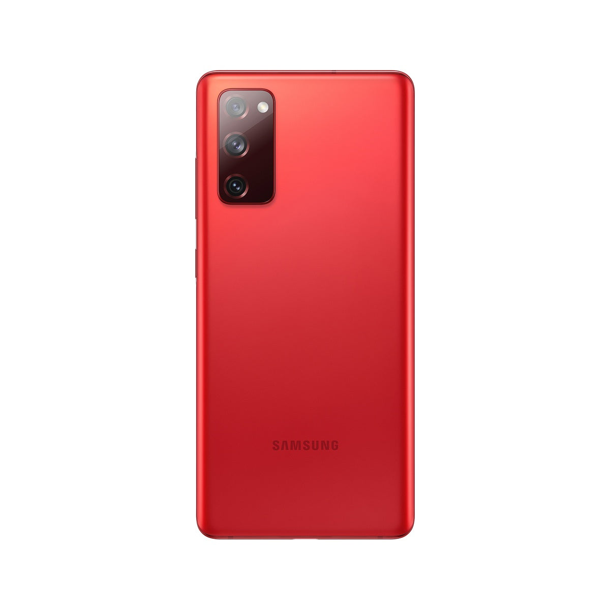 Samsung Galaxy S20 FE 5G in Cloud Red, rear view