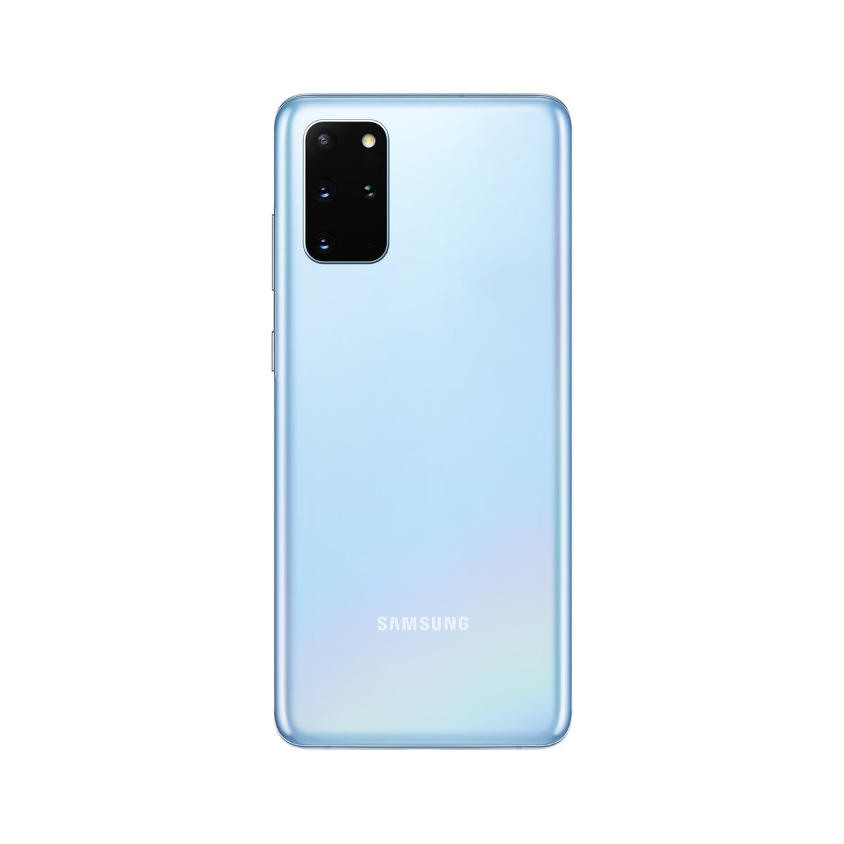 Samsung Galaxy S20+ 5G in Cloud Blue, rear view