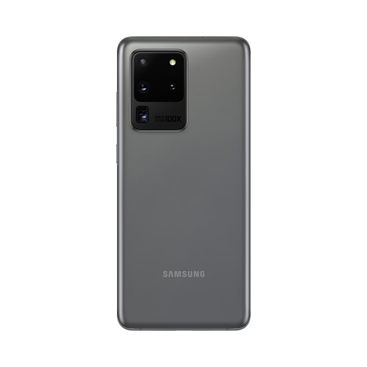 Samsung Galaxy S20 Ultra 5G in Cosmic Grey, rear view