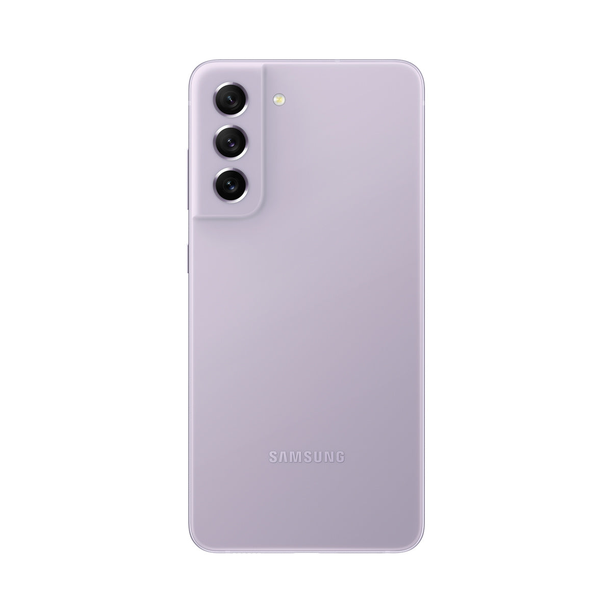 Samsung Galaxy S21 FE in Lavender, rear view