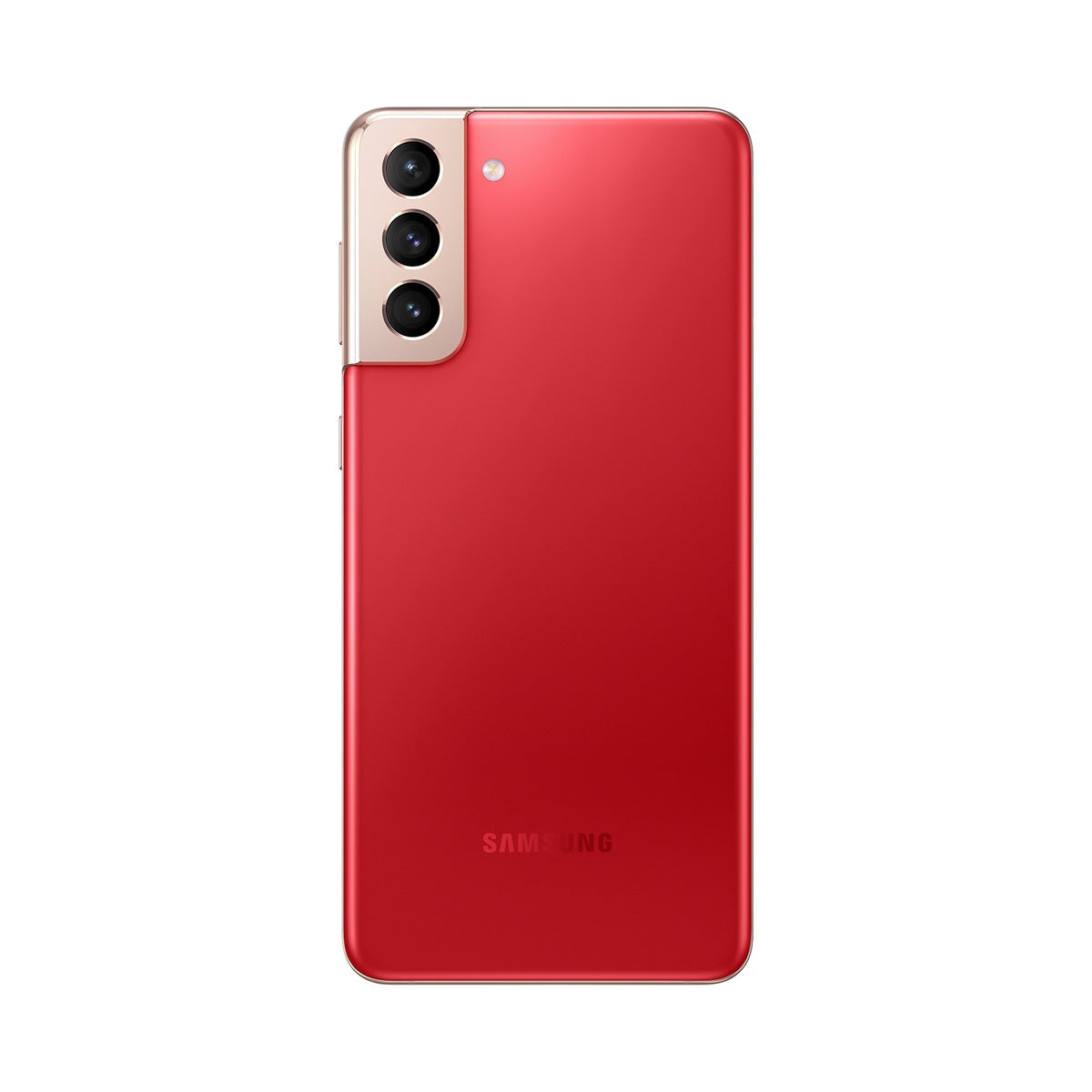 Samsung Galaxy S21+ in Phantom Red, rear view