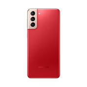 Samsung Galaxy S21+ in Phantom Red, rear view
