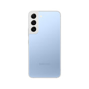 Samsung Galaxy S22 in Sky Blue, rear view
