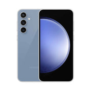 Samsung Galaxy S23 FE in Indigo, front and rear view