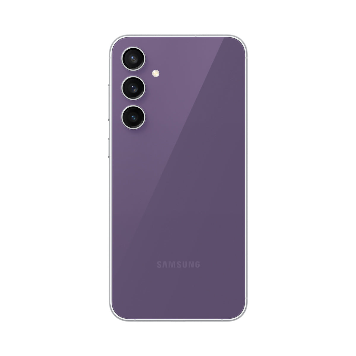 Samsung Galaxy S23 FE in Purple, rear view