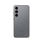 Samsung Galaxy S23 in Graphite, rear view