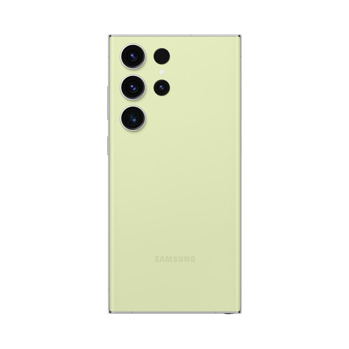 Samsung Galaxy S23 Ultra in Lime, rear view