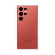 Samsung Galaxy S23 Ultra in Red, rear view
