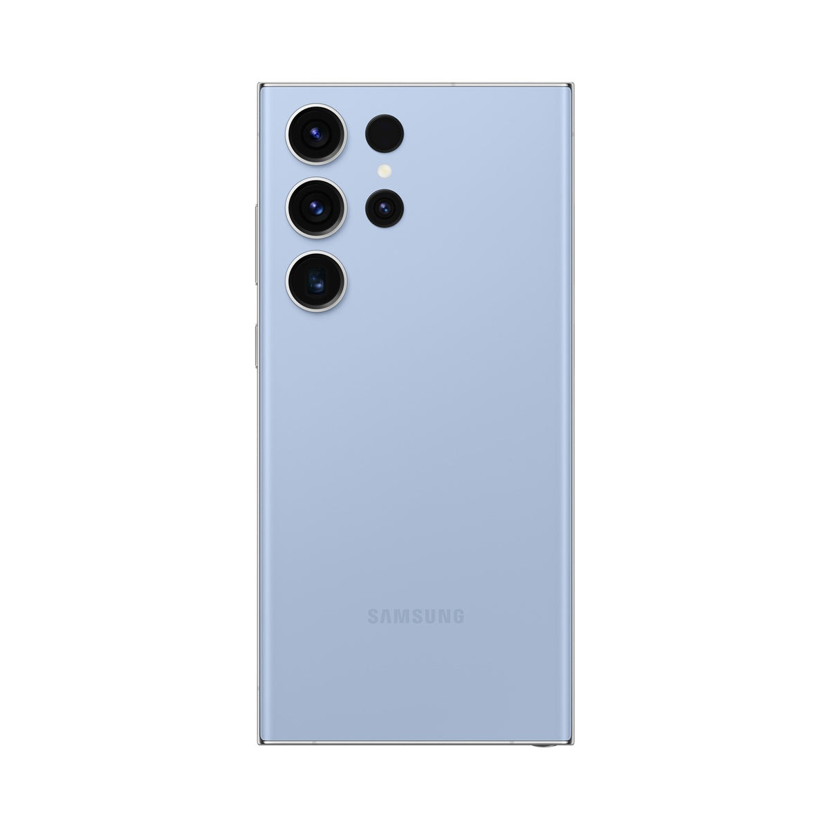 Samsung Galaxy S23 Ultra in Sky Blue, rear view