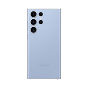 Samsung Galaxy S23 Ultra in Sky Blue, rear view