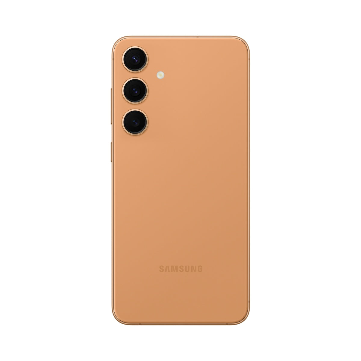 Samsung Galaxy S24+ in Sandstone Orange, rear view