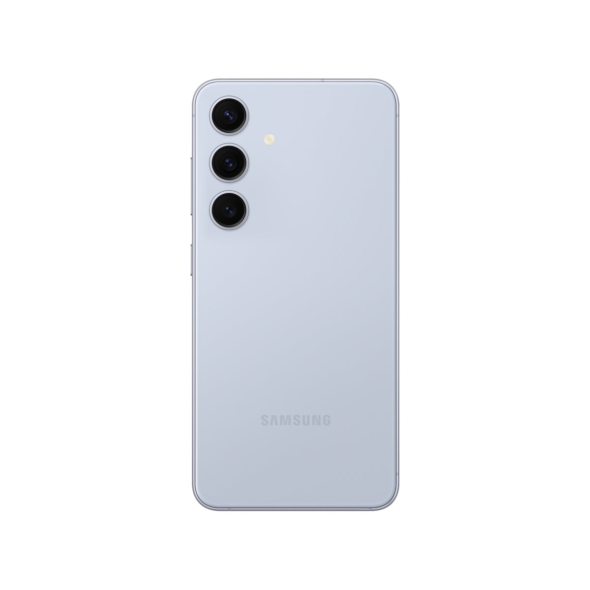 Samsung Galaxy S24 in Sapphire Blue, rear view