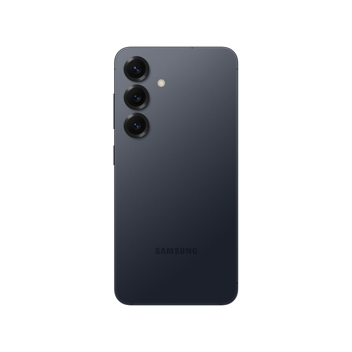 Samsung Galaxy S25 in Blueblack, rear view