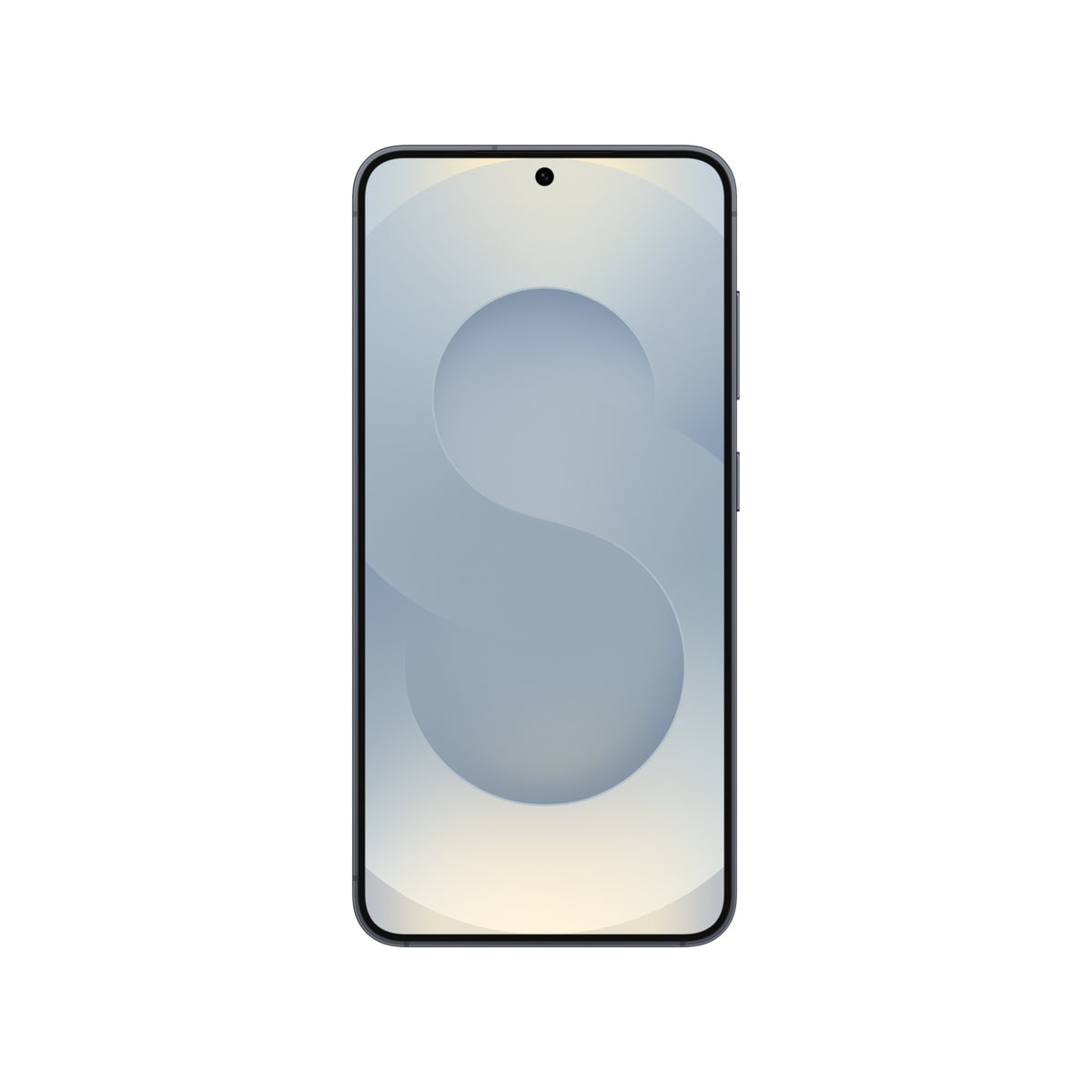 Samsung Galaxy S25 in Blueblack, front view