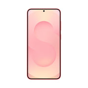 Samsung Galaxy S25+ in Coralred, front view