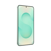 Samsung Galaxy S25 Plus in Mint, angled front view