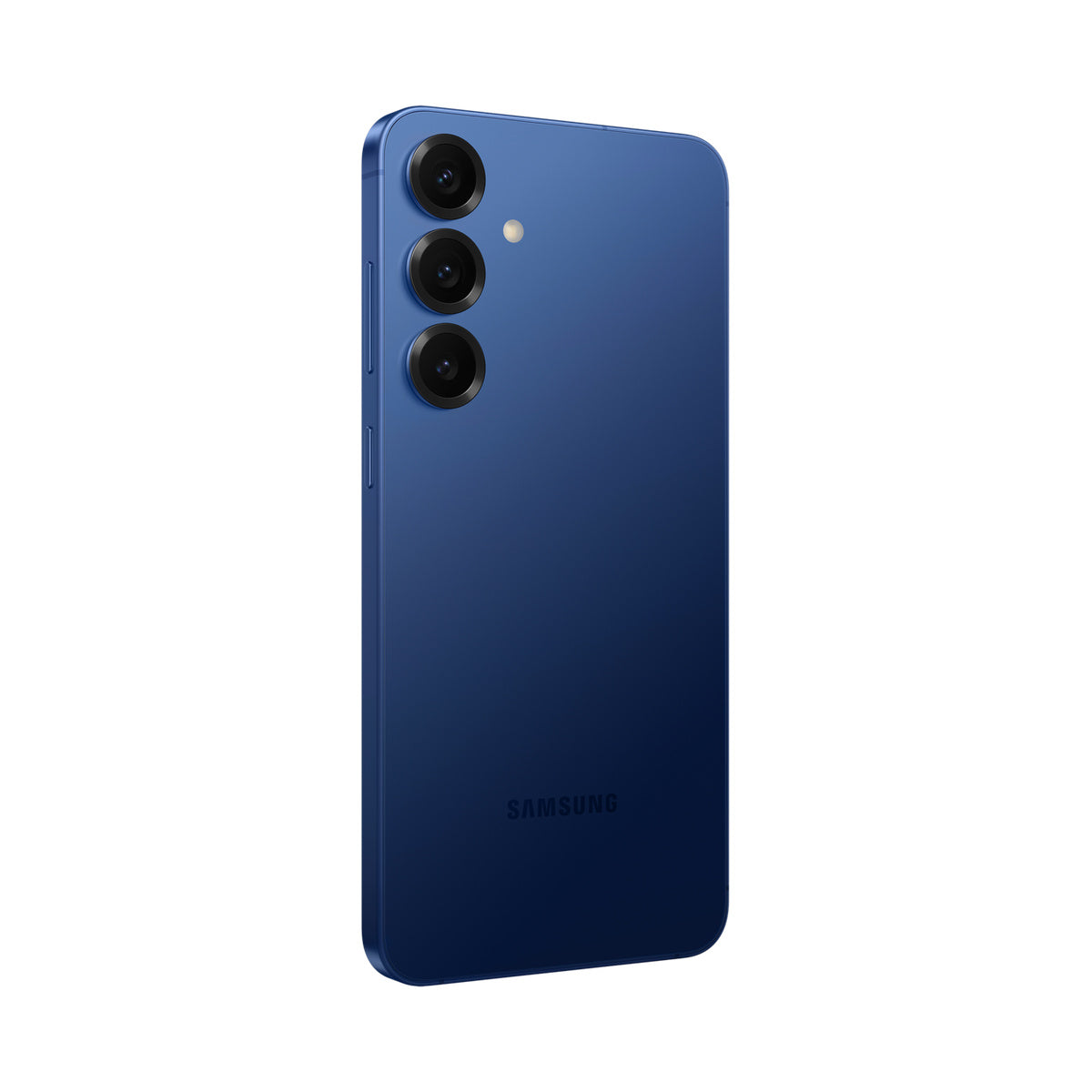 Samsung Galaxy S25 Plus in Navy, angled rear view
