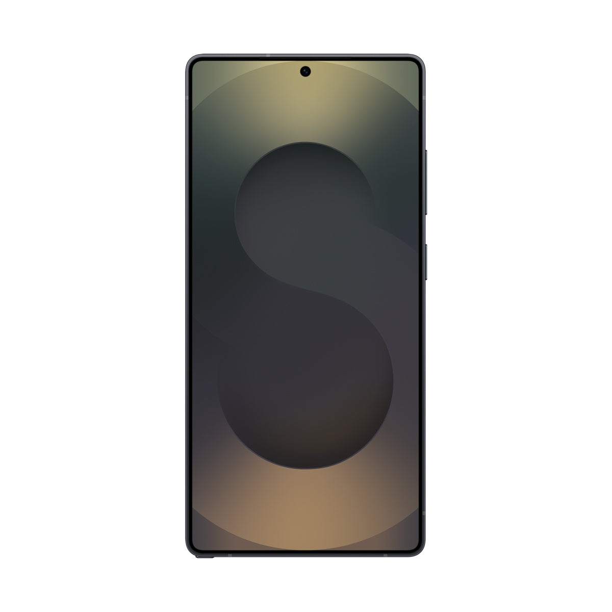 Samsung Galaxy S25 Ultra in Titanium Jetblack, front view