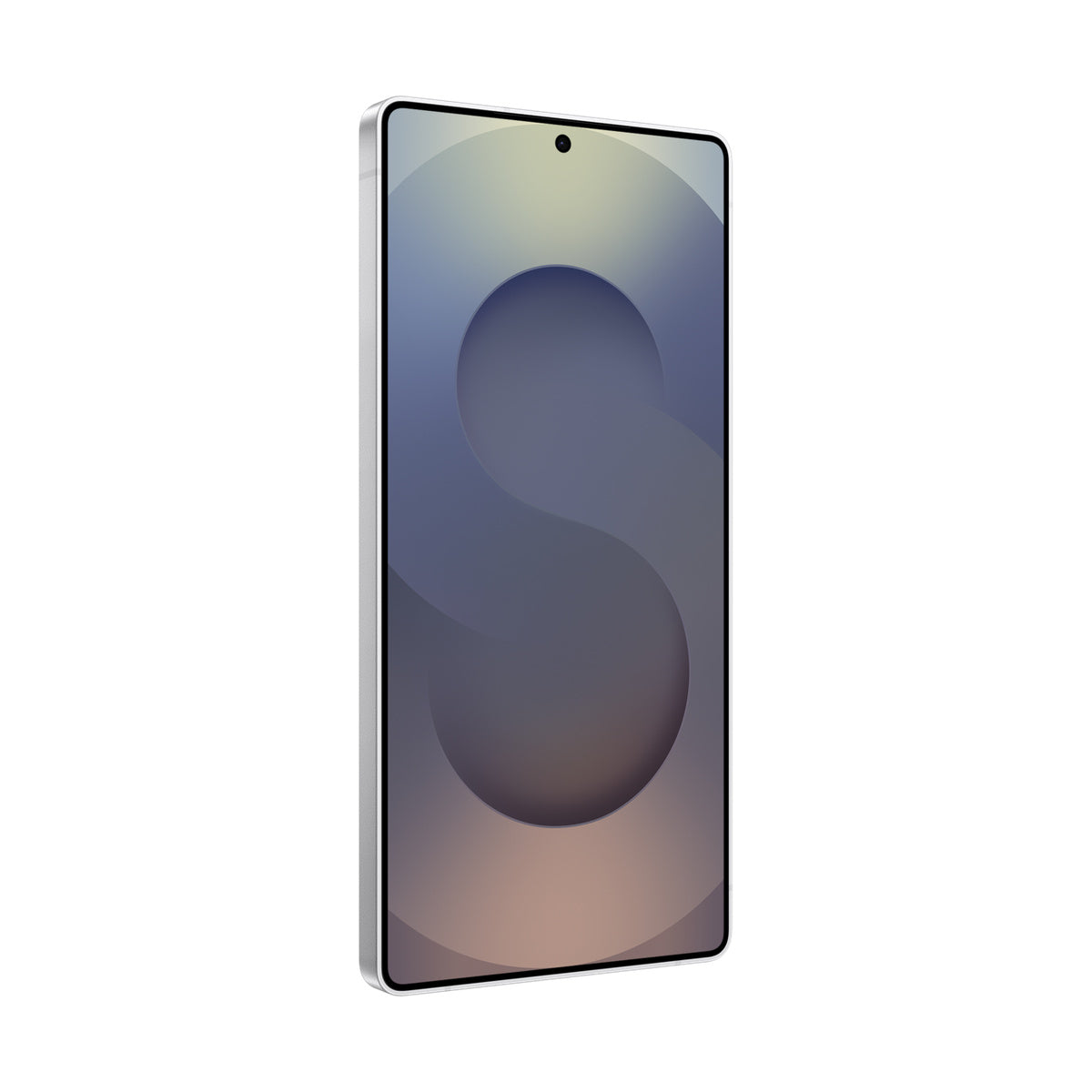 Samsung Galaxy S25 Ultra in Titanium Silver Blue, angled front view