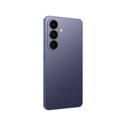 Samsung Galaxy S26 in Cobalt Violet, angled rear view