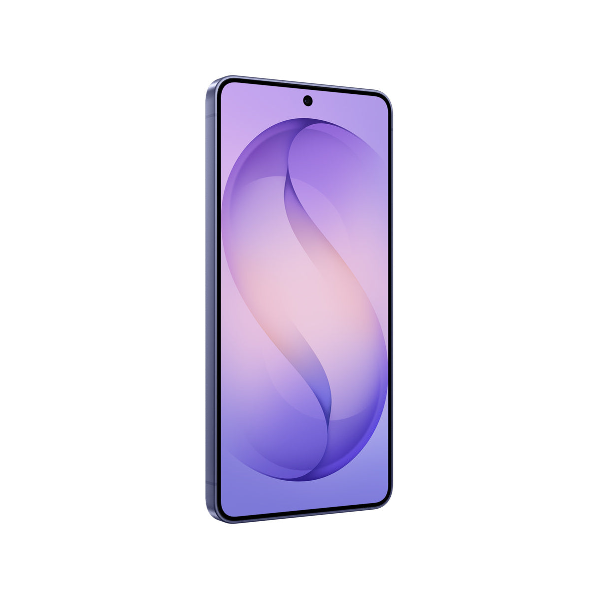 Samsung Galaxy S26 in Cobalt Violet, angled front view