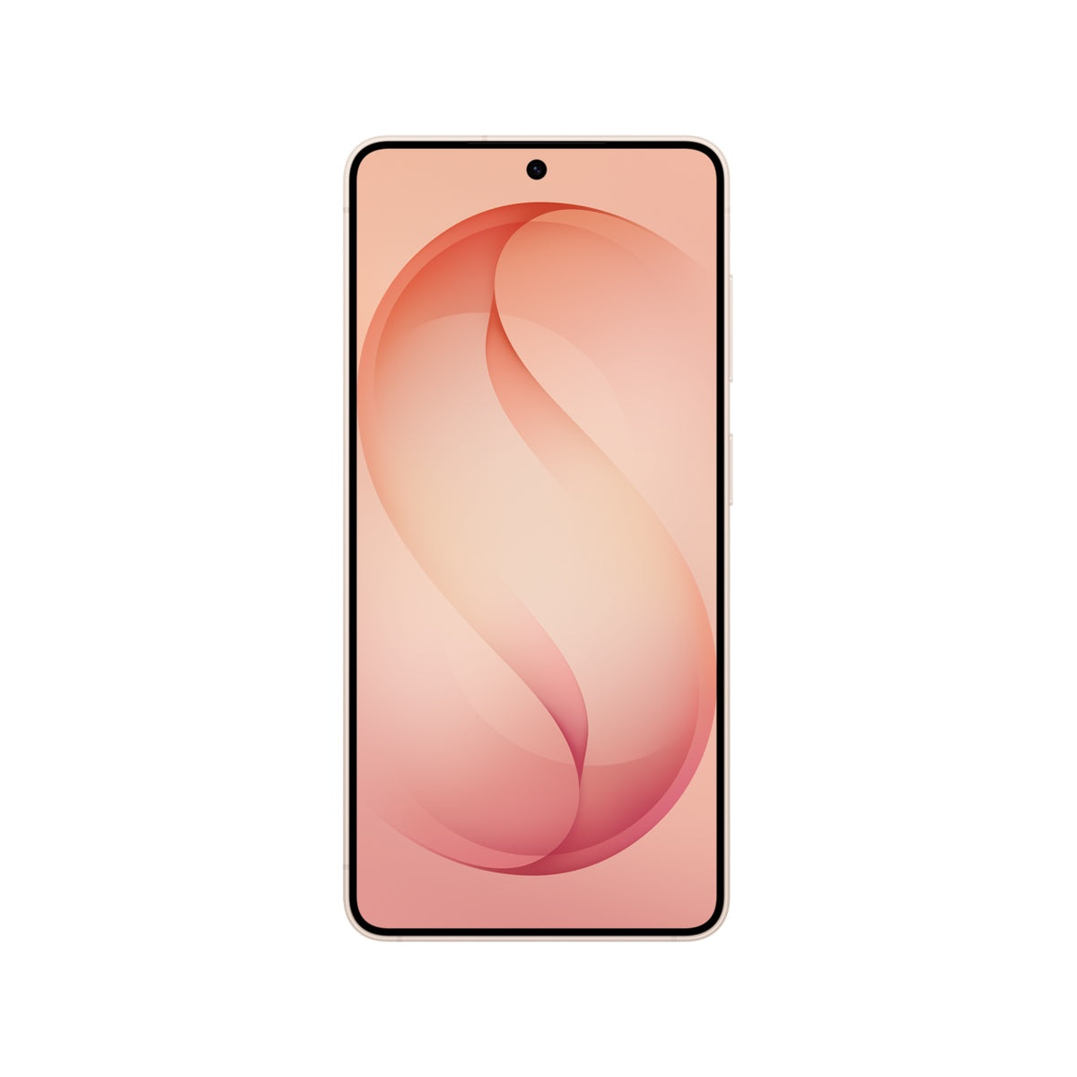 Samsung Galaxy S26 in Pink Gold, front view