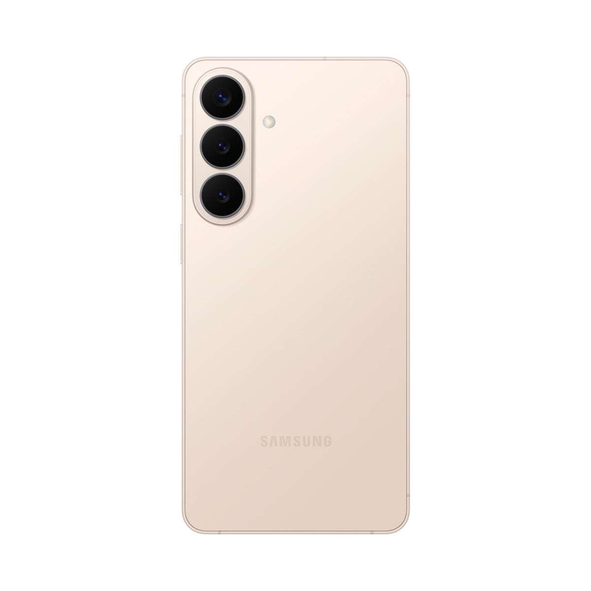 Samsung Galaxy S26+ in Pink Gold, rear view