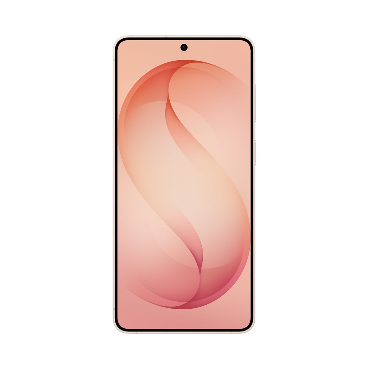 Samsung Galaxy S26+ in Pink Gold, front view