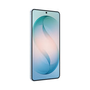 Samsung Galaxy S26 Plus in Sky Blue, angled front view