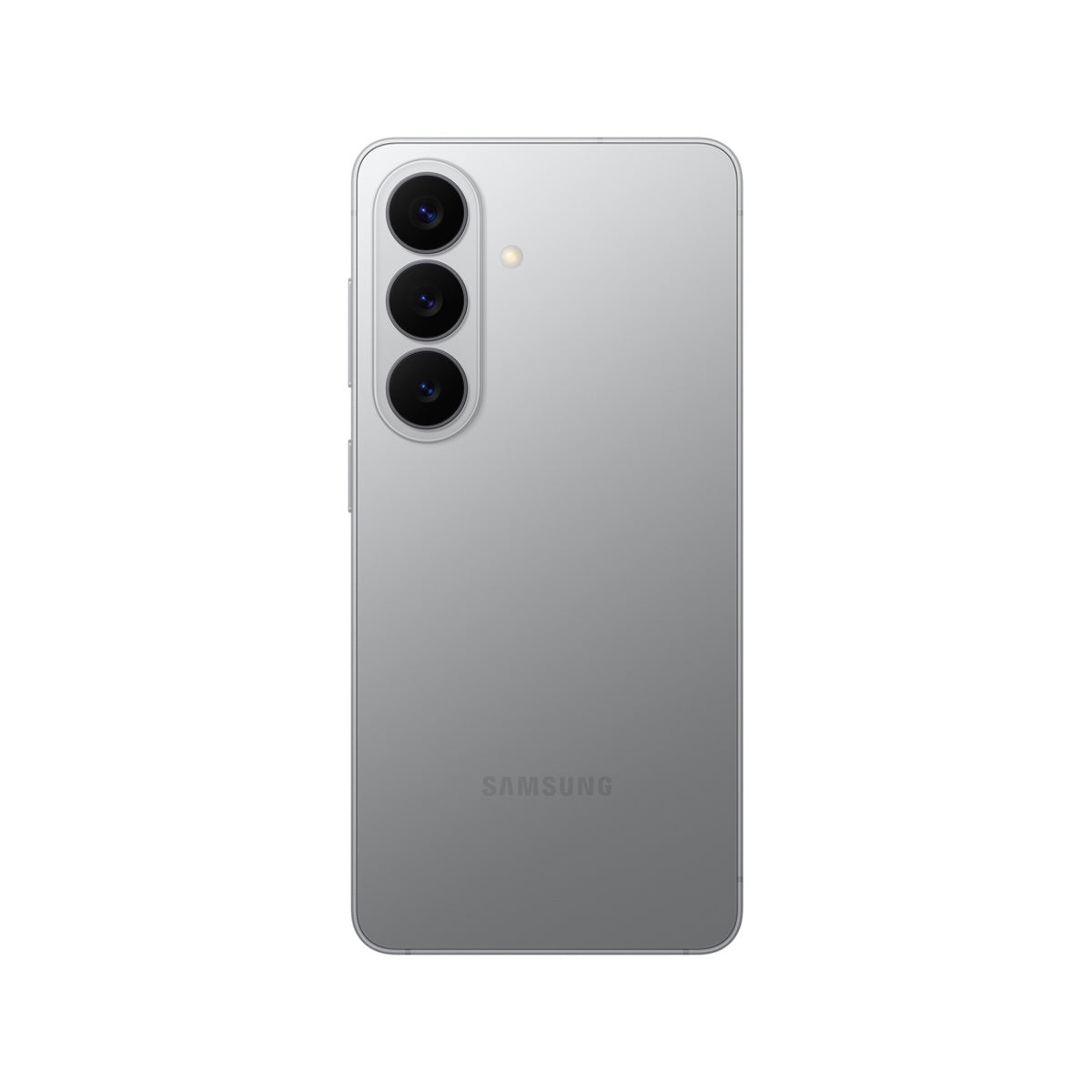 Samsung Galaxy S26 in Silver Shadow, rear view