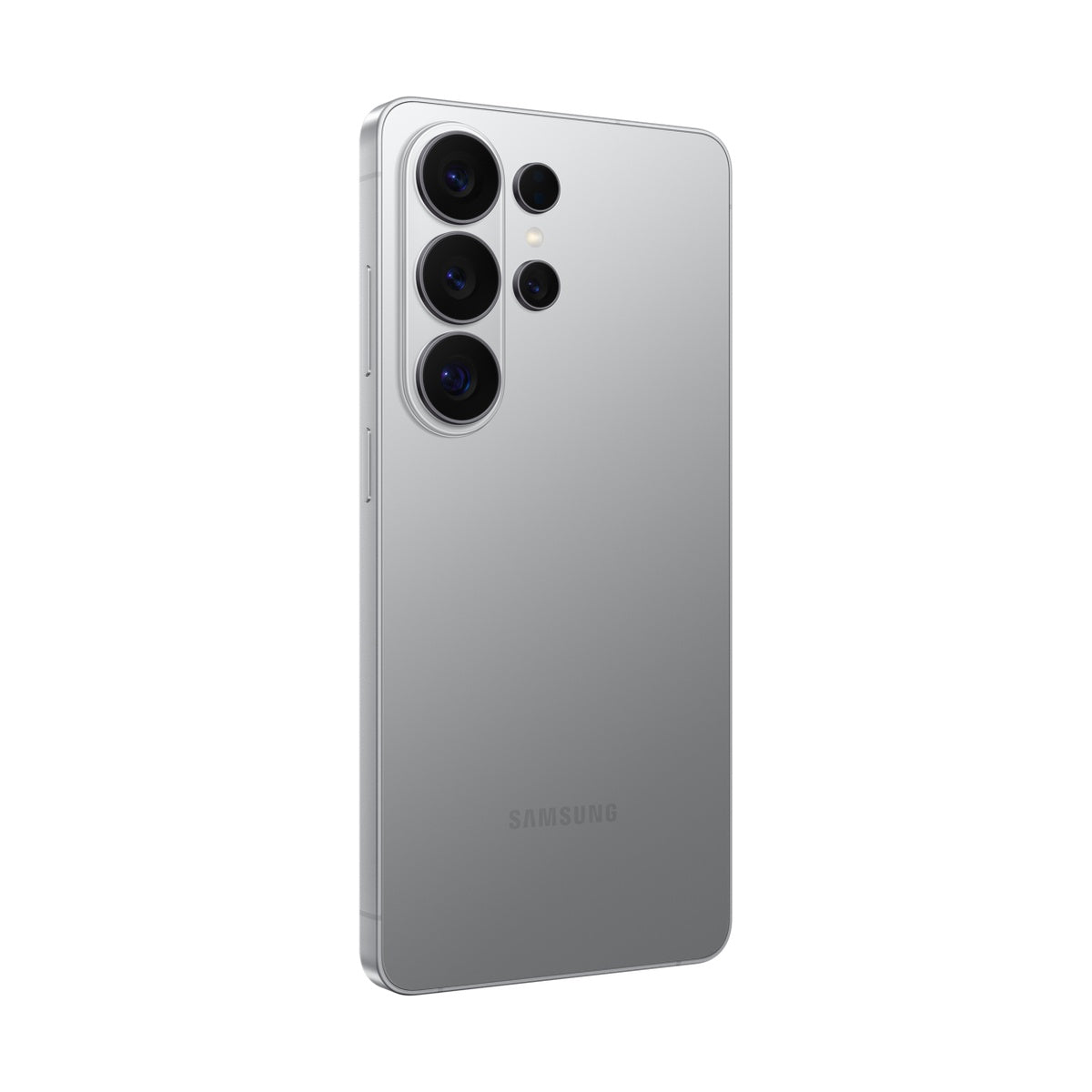 Samsung Galaxy S26 Ultra in Silver Shadow, rear view