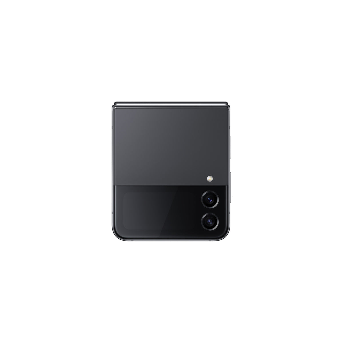 Samsung Galaxy Z Flip4 in Graphite, closed front view
